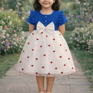 Baby Party Dress  Blue Color Size 1-8 Year